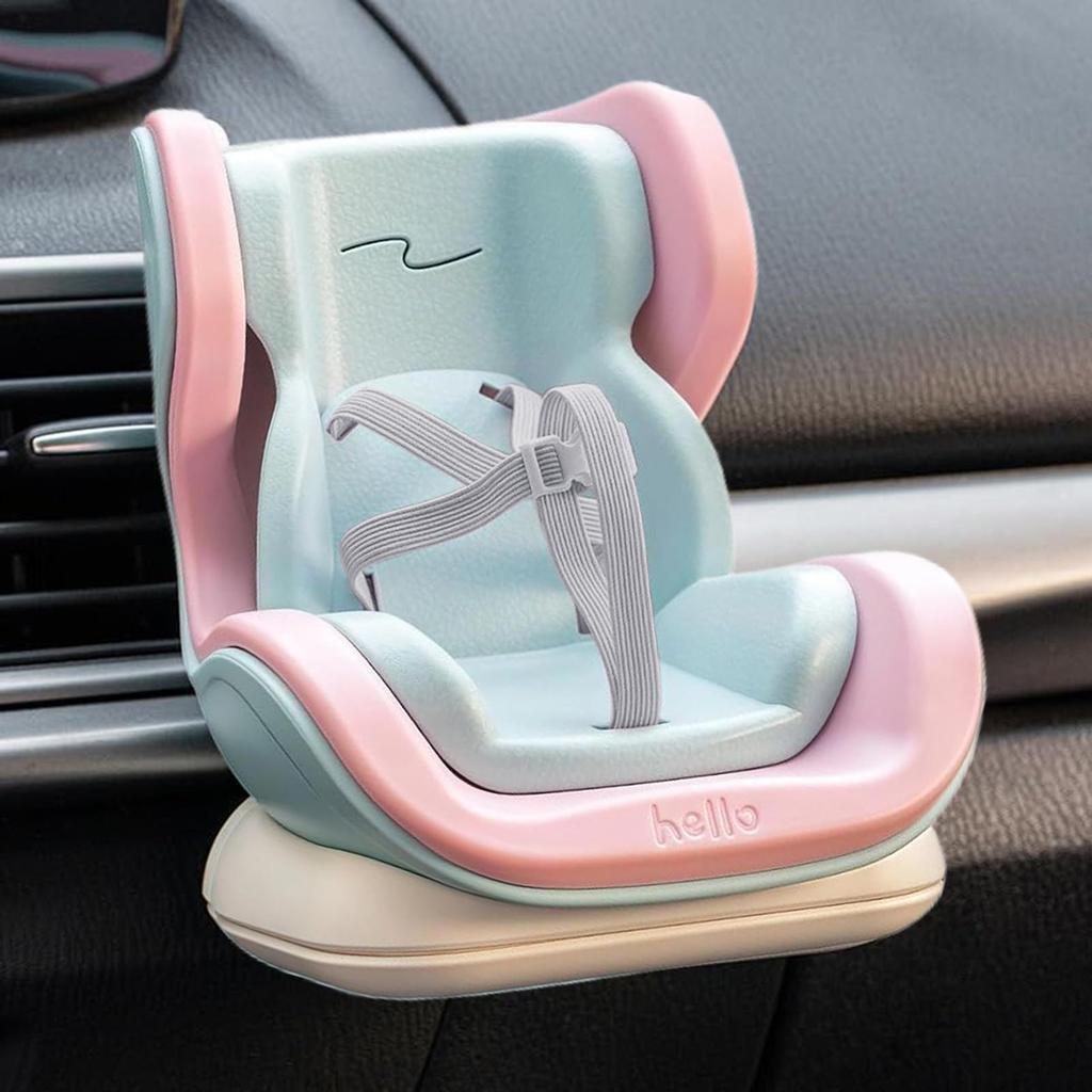 Car Doll Safety Seat Cartoon Chair Model Car Seat Outlet Decor For Doll Car Interior Styling Girl Birthday Gifts