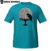 Cat And Mouse Chess Battle T-Shirt | Full Moon Silhouette Design | DTG Print Tee