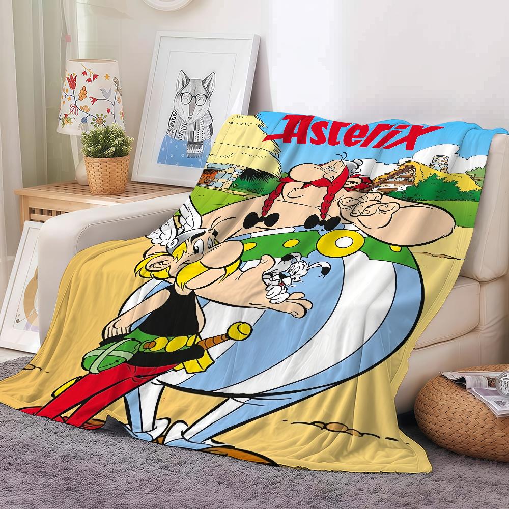 

Movie Classics A-Asterix And O-Obelix Vs C-Caesar Blanket Warm And Soft Suitable For Bedroom Living Room Sofa Bed Office Travel 30x40in