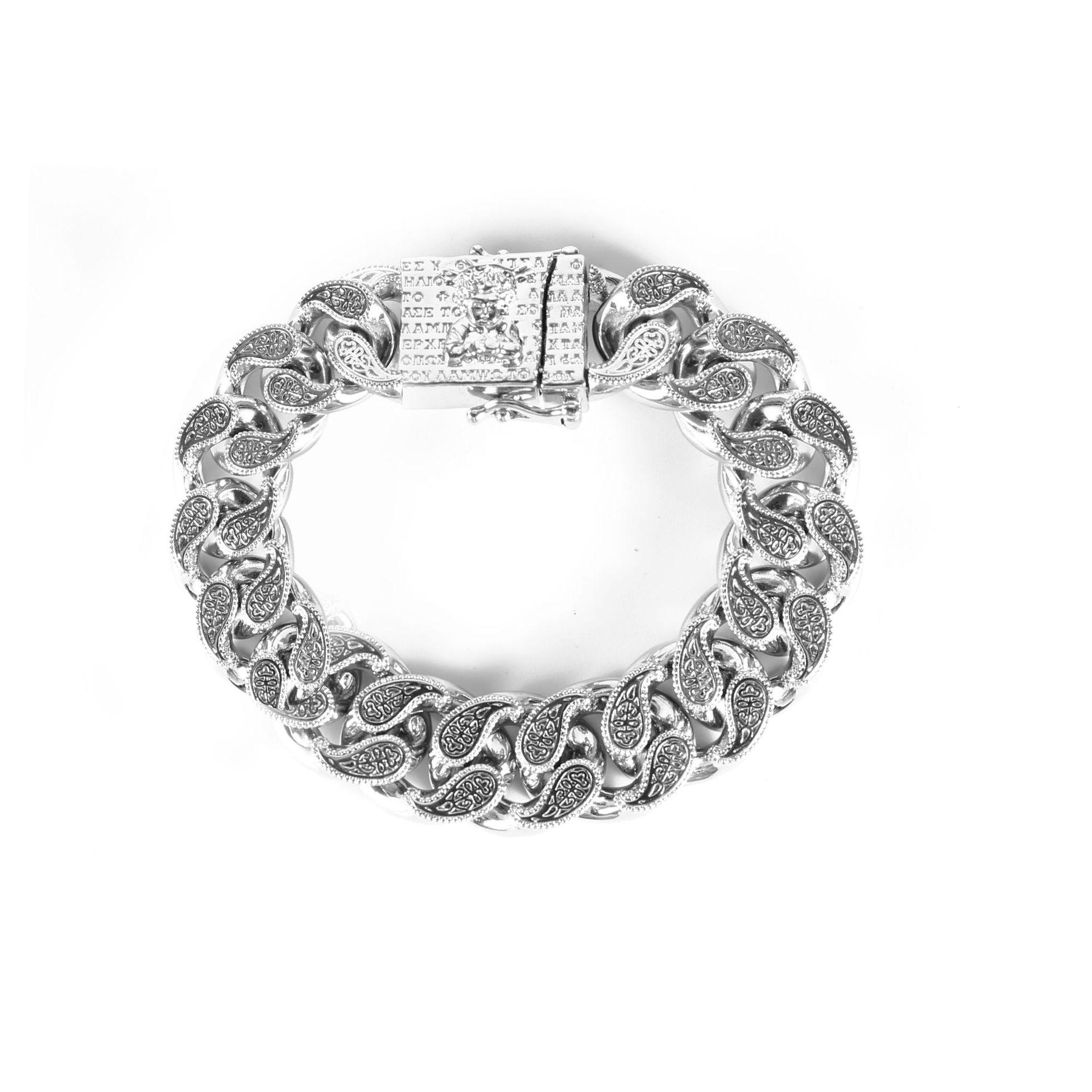 Copper-Plated Sterling Silver Thick Cuban Link Bracelet for Men – Trendy, Colorfast Clubbing Jewelry