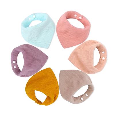 Neugeborenen Baby Lätzchen Spucktücher Solide Baumwolle Baby Musselin Speichel Handtuch Jungen Mädchen Spucktuch Schal Baby Fütterung