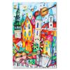 Canvas Print, Colourful Musical Town