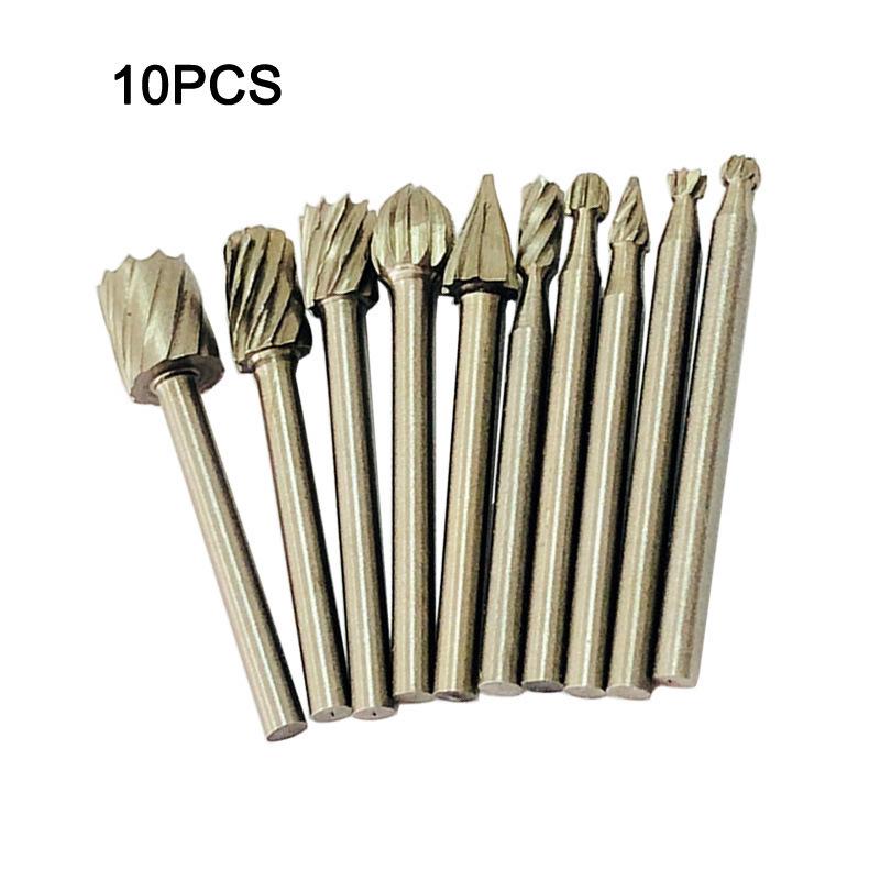 

Набір з 6 фрез з швидкорізальної сталі для гравірування та деревообробки