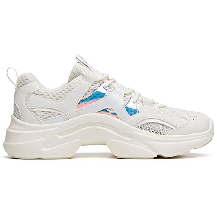 Anta Slip Resistant Abrasion Resistant Low top Running Shoes Women's White 122028882-1