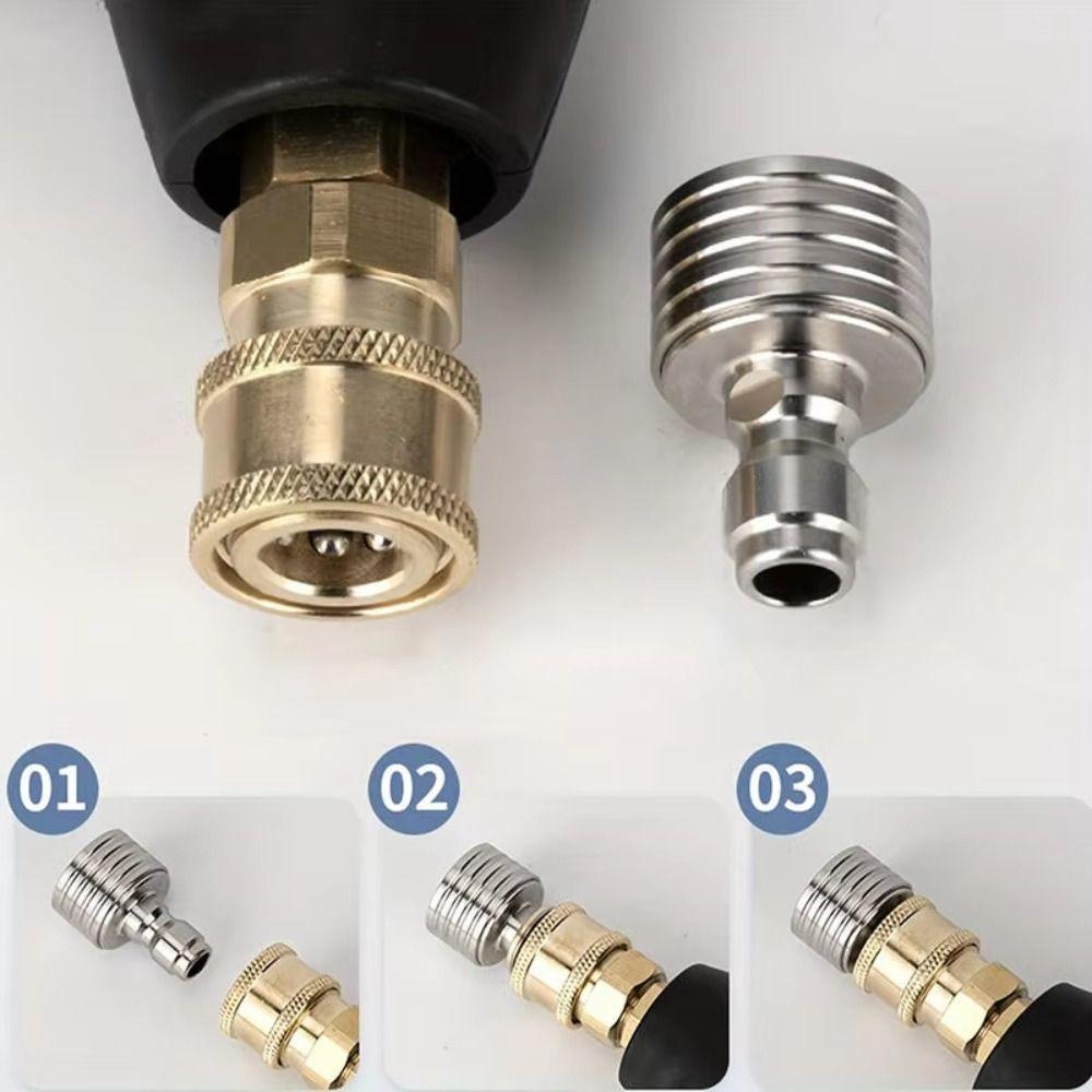 Quick Plug Shower Head 1/4 Quick Connect Washing Nozzle Pressure Washer Nozzle  Garden Watering