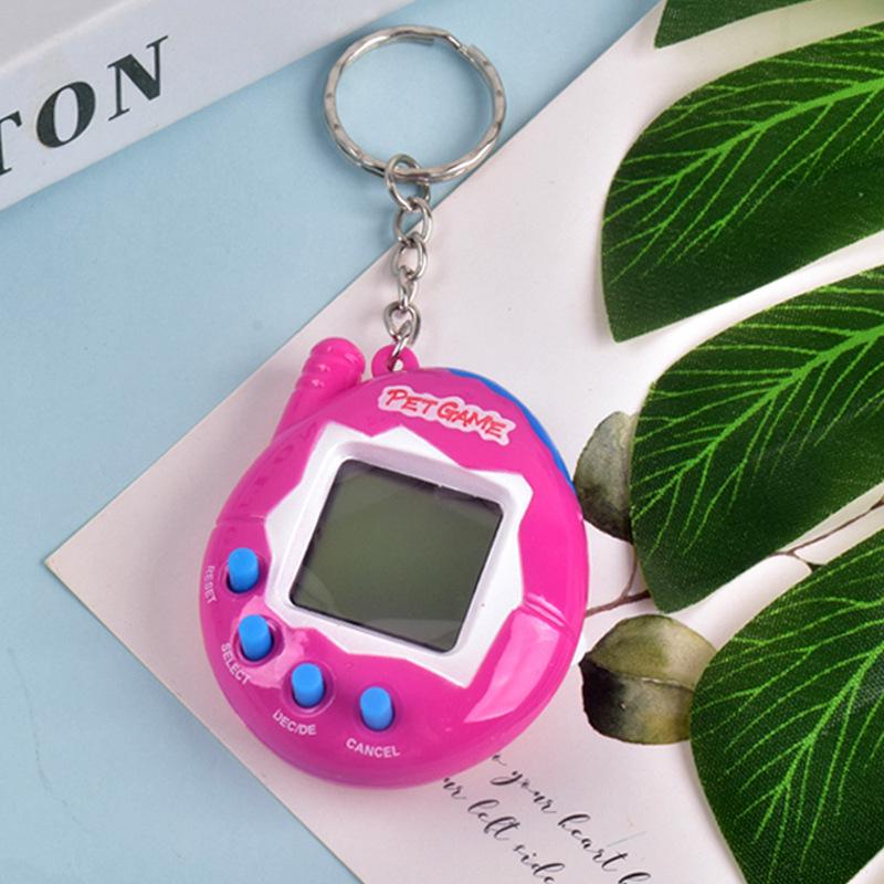Portable Interactive Virtual Pet Console Keychain