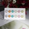6 Pairs Stainless Steel Shiny Austrian Crystal Round Stud Earrings Set