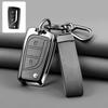 Zinc Alloy Leather Car Key Case For Toyota Auris Corolla Avensis Verso Yaris Aygo Scion Tc Im Camry Rav4 Forturner Hilux Key Fob