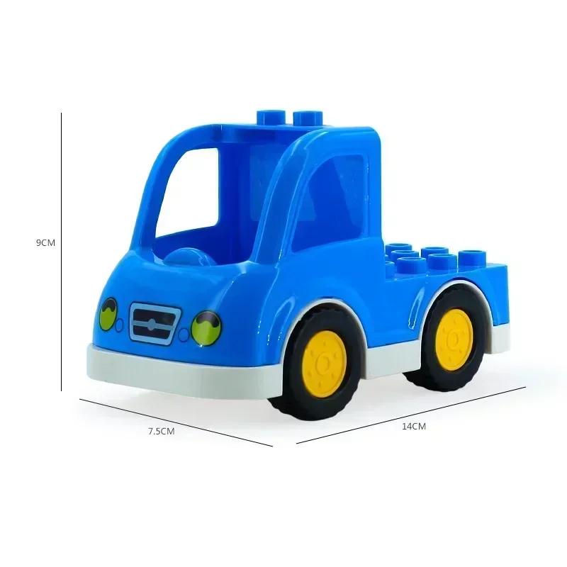 Velké stavební kostky Příslušenství Kompatibilní Velké kostky Děti Děti Nákladní auto Auto Autobus Městská dopravní série Sestavovací Vzdělávací hračka