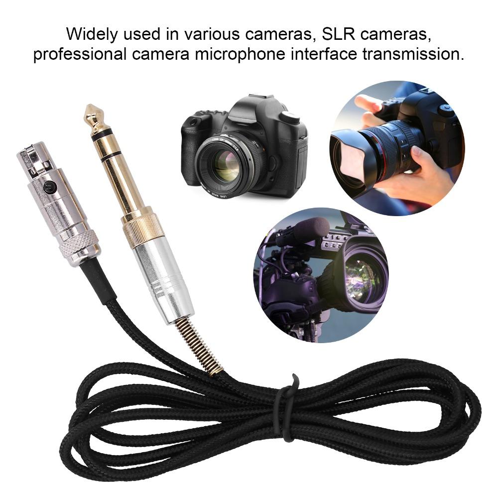 6.35mm/3.5mm To Mini XLR Interface Earphone Replacement Cable for AKG Q710 K712 K240 K141 K271