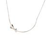 Pan Jia S925 Sterling Silver European & American Style Bow Necklace: Simple, Versatile & Gorgeous.