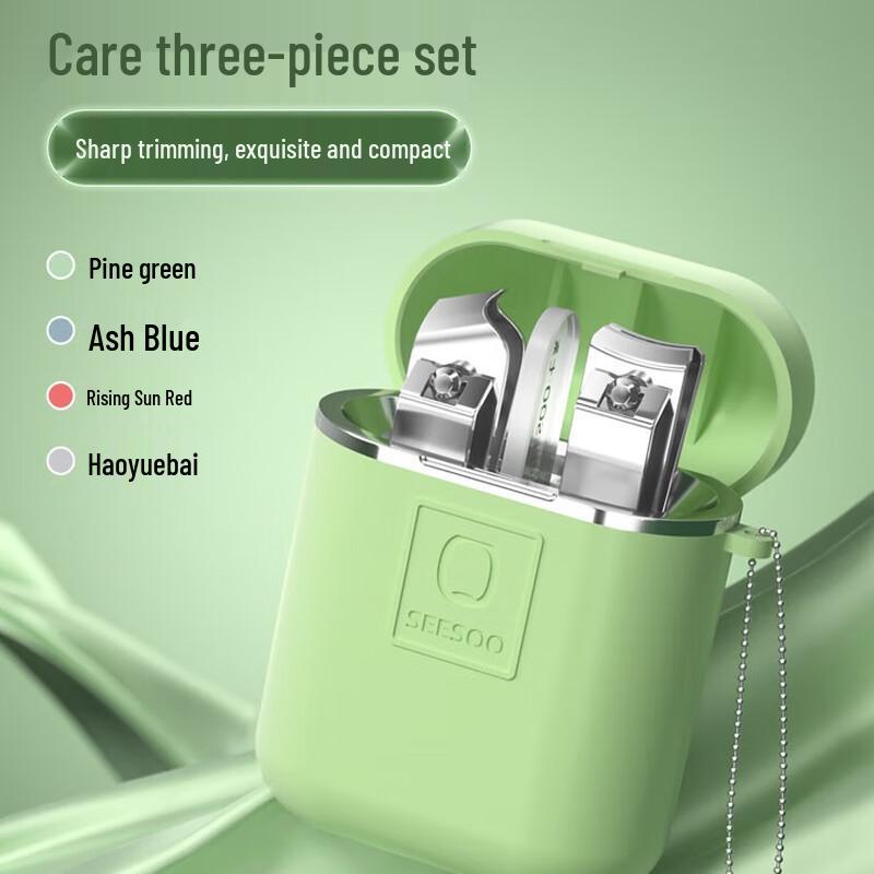 Mini Colorful 3-Piece Nail Clipper Set