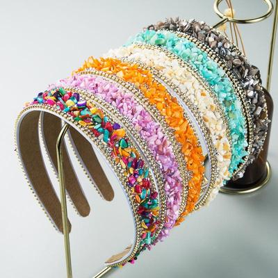 Women's Hairband Personalized Colorful Stone Crystal Headband Hair Accessories