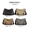 Lightweight Men's Bag Canvas Large-capacity Cross-body Multifunctional Fashionable Casual Shoulder