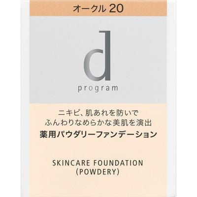 D Program D Program Medicated Skincare Foundation (Powdery) Ochre 20 10.5g (Quasi-drug) Foundation (Powder) Apply a Small Amoun