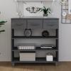 Day and Night - Day and Night Console Table Solid Dark Gray Pine Wood 90x35x90 Cm