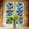 Prism Laser-Printed Purple Larkspur Home Decor Glass Door and Window Adhesive Decals
