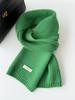 Autumn and winter new Australian 111 pure scarf women's solid color versatile warm knitted scarf light luxury high sense