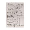 Transparent Silicone Stamp Wedding Clear Stamp Scrapbooking Supplies for Journal Photo Album Card Making Decorations