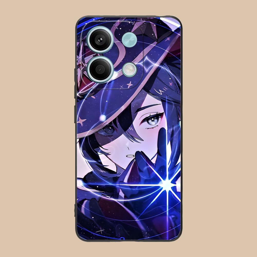 Game GI Mona Matte TPU Mobile Phone Case for POCO M7 M6 M5 M4 M3 X7 X6 X5 X4 X3 Pro GT 5G Colorful Printing Cover