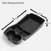 Armrest Storage Box Under Center Console Organizer Container Tray Shelves For Kia For EV9  Car Interior Accessories Black