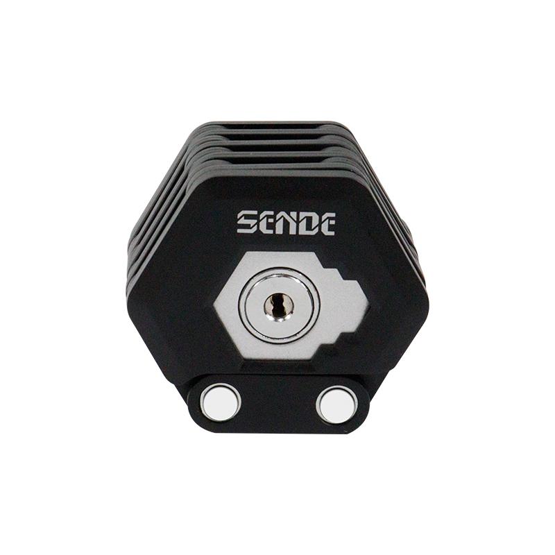 SENDE Scooter Bicycle Lock Bicycle Accessories Folding Key Lock MINI Bike Folding Lock чёрный