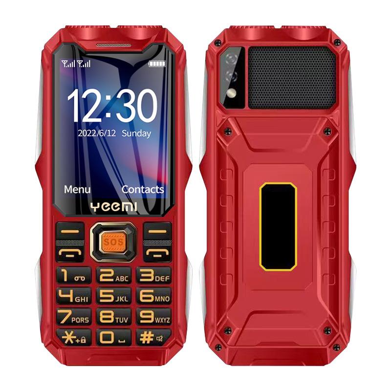 YEEMI Q8 2G GSM Rugged Phone Big Battery Dual Flashlight 2.4inches HD Screen Dual SIM Mobile Phone Large Button Cellphone