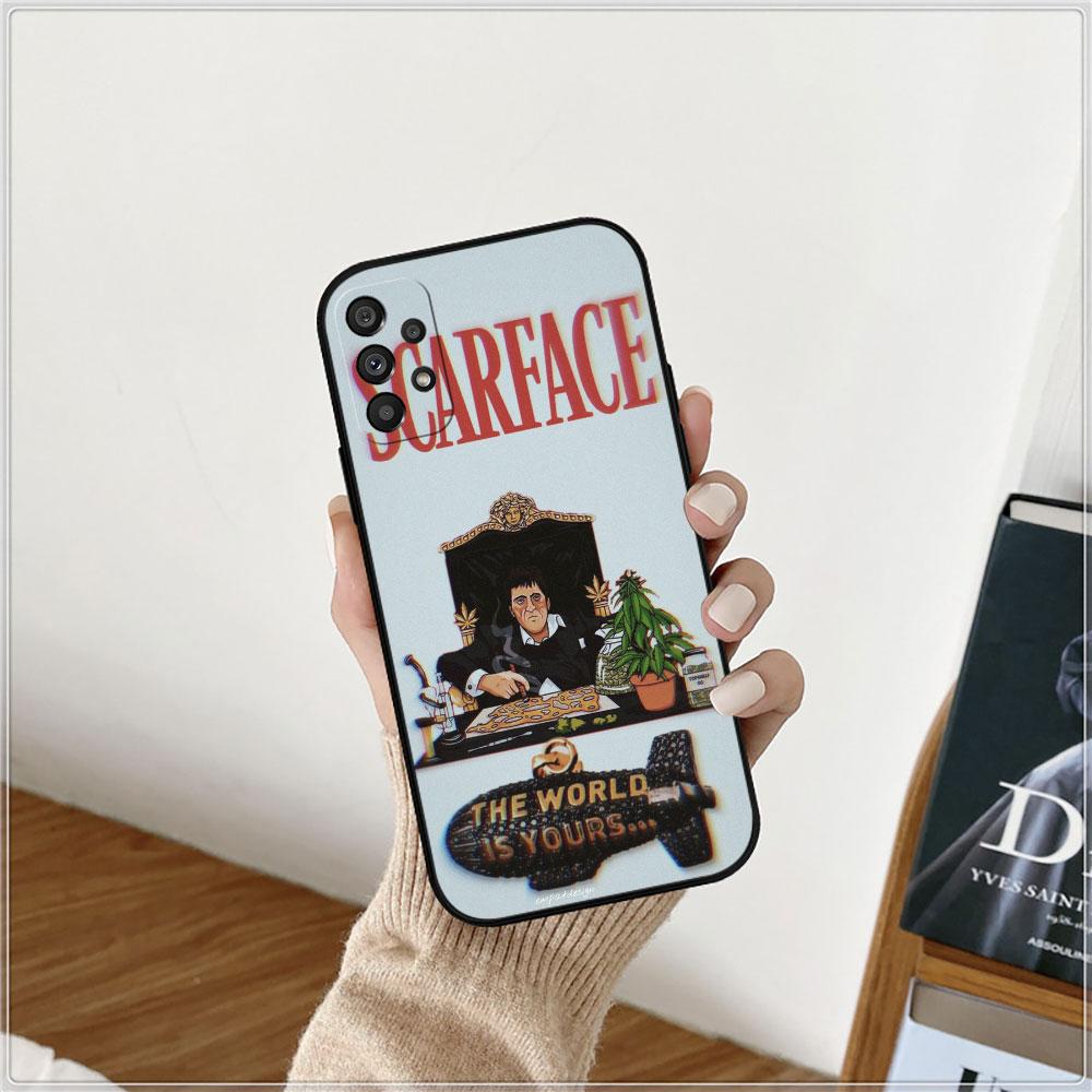 Film Scarface 1983 Phone Case For Samsung Galaxy A52 A54 A53 A55 A51 A50 A72 A71 A73 A90 A80 A42 A35 A34 A33 A32 A31 A52S Cover