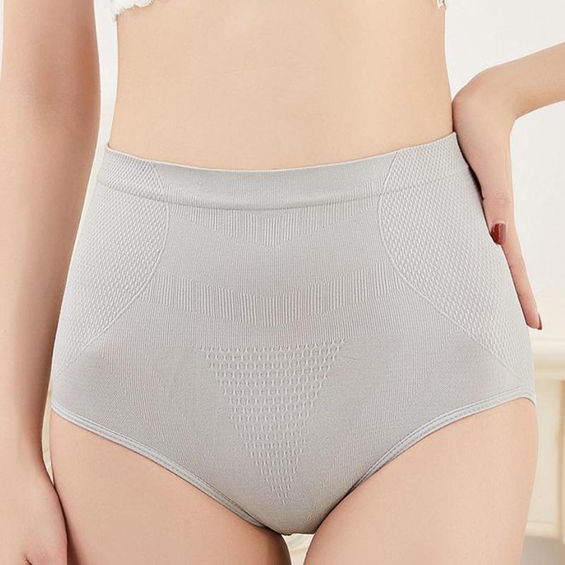 High Waisted Tummy Control Panties For Women Postpartum Body Shaping Antibacterial Pure Cotton Crotch Underwear