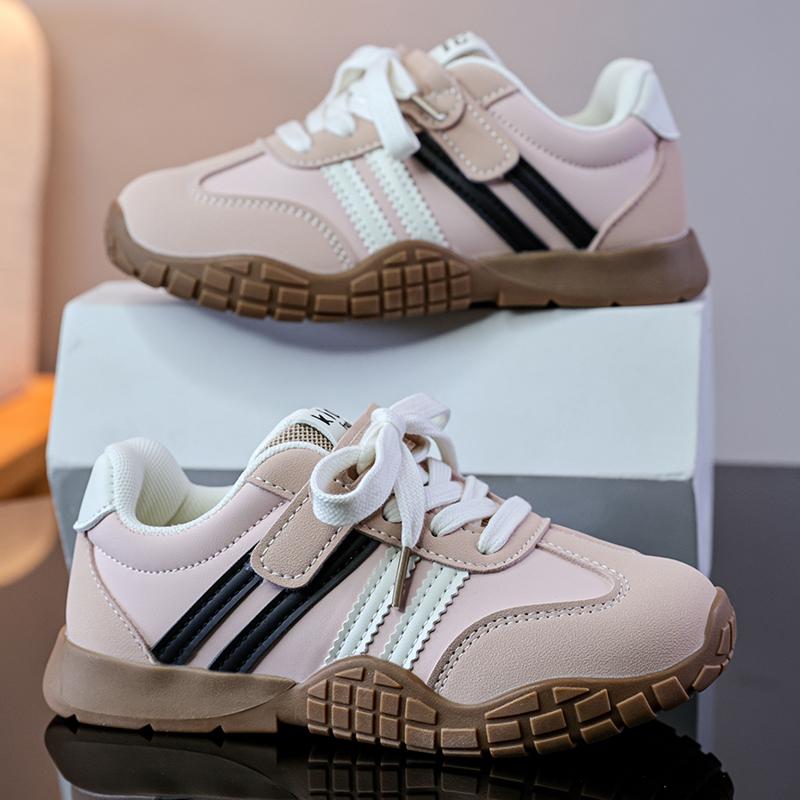 Scarpe Chunky Bambini Sneaker Autunno Carino Moda Comode Quotidiane Scarpe con Plateau per Bambini Pelle Nuove Scarpe Sportive e per il Tempo Libero