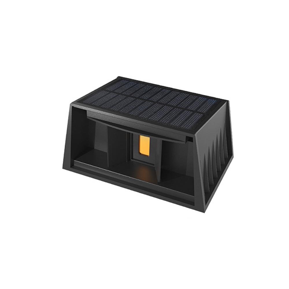 

Теплый свет Солнечный настенный светильник IP65 Водонепроницаемый Ландшафтный настенный светильник Наружный Солнечный светодиодный светильник Крыльцо 1Pc