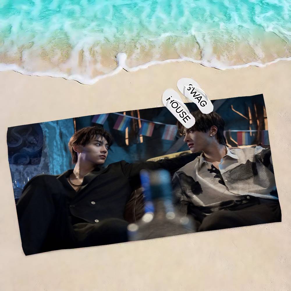 R-Revenged Love Film Mikrofaserdecke Schnell trocknende Strandtücher Übergröße Druck Super saugfähige Poolhandtuchdecke