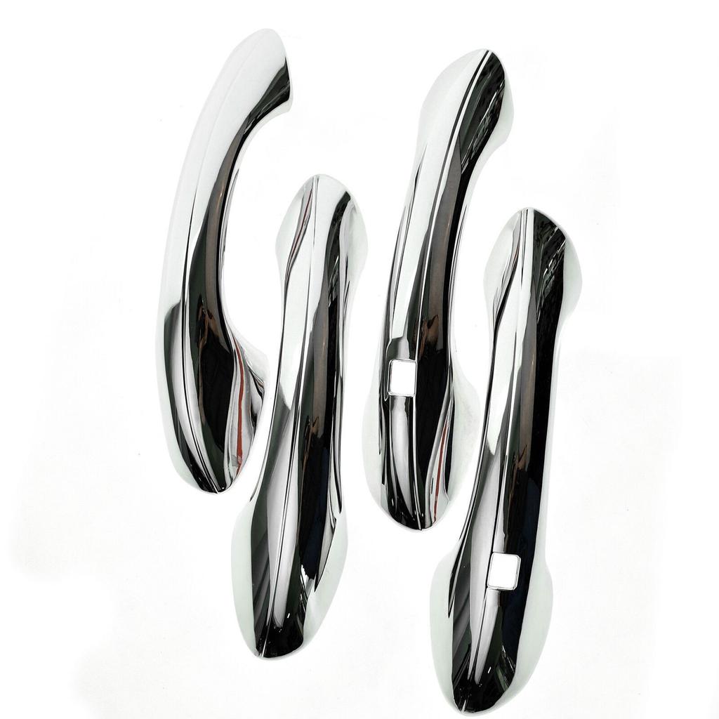 For Hyundai Santa Fe 19-23 Chrome Car External Door Handle Molding cover Trim