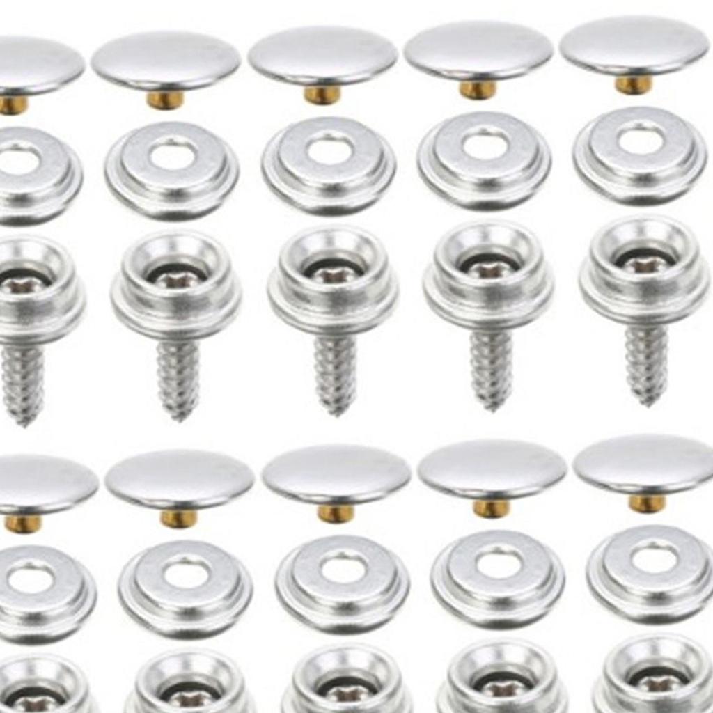 Snap Buttons DIY Leather Rivets and Snaps Marine Grade for Furniture