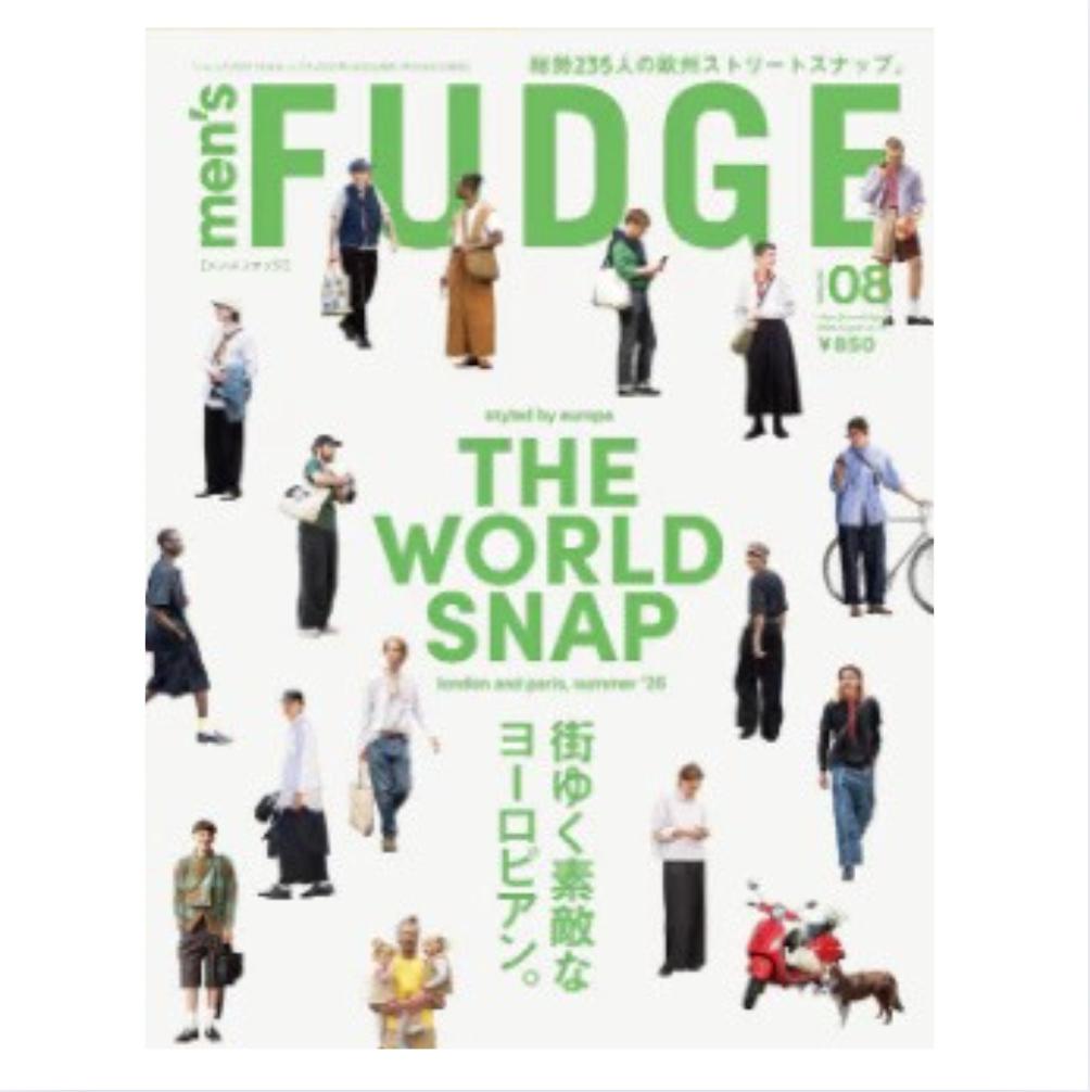 BRAND-NEW Men's FUDGE Vol.168-177 2025 Japanese Fashion Magazine