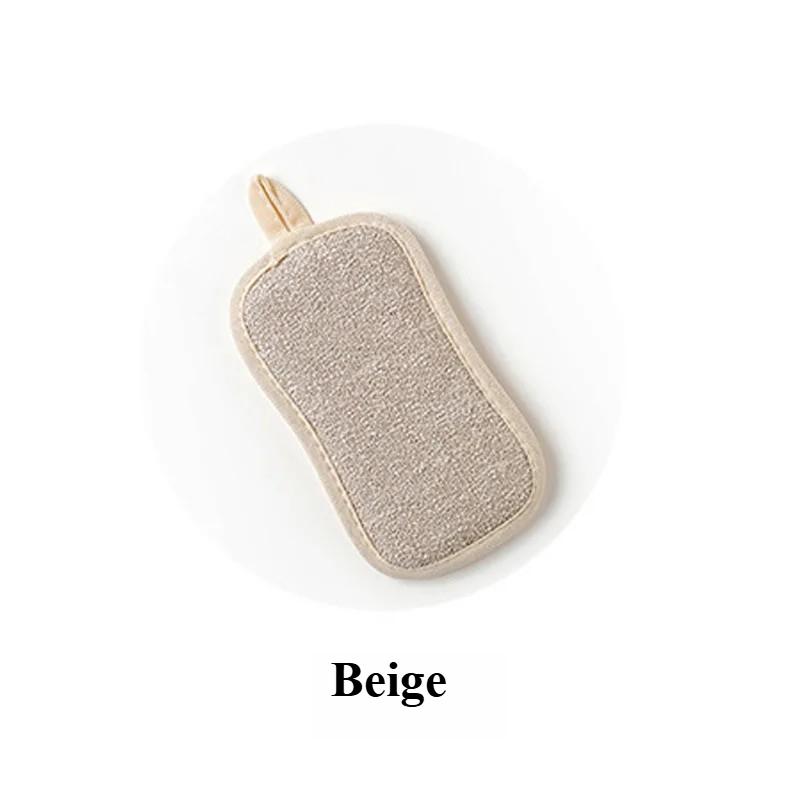 

Супервбираюча двостороння скраб-губка - найкращий засіб для чищення кухні та ванної кімнати світло-жовтого кольору