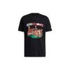 T Shirts Men's Black Crew Neck Moderate Straight Fit HB6168