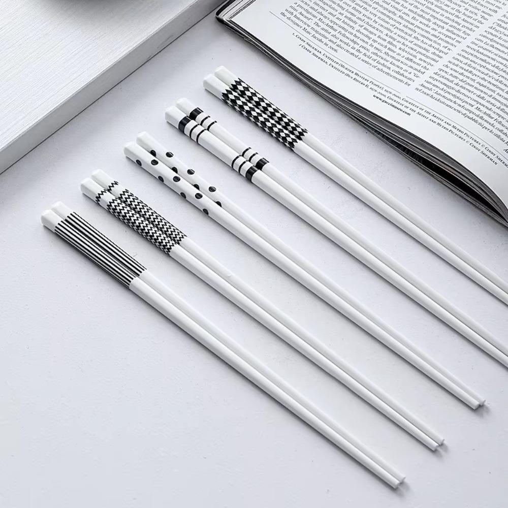 5 Pair Set Anti-scalding Mould Resistant Chopstick Chinese Chopsticks  Kitchen Tableware Accessories