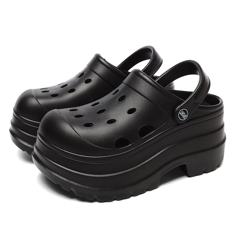 Zoccoli Fondo Spesso Estivi 2026 Scarpe da Giardino Donna Antiscivolo Impermeabili Sandali da Spiaggia Piscina Donna Piattaforma in Eva a Punta Chiusa