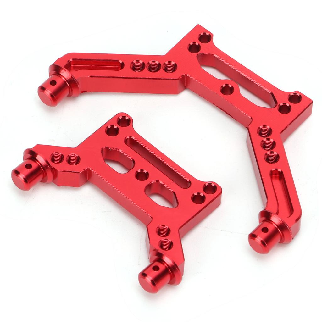 2Pcs RC Car Shock Mount Wear Resistant Aluminum Alloy Shock Mount for SG1603 SG1604  UD1601  UD16024 1 16 RC CarRed