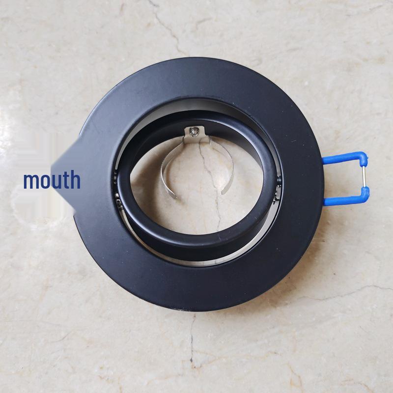 MR16 GU10 Spotlight Holder with Thick Material - LED Lamp Ring Bracket, Recessed Traditional Bulb Base.