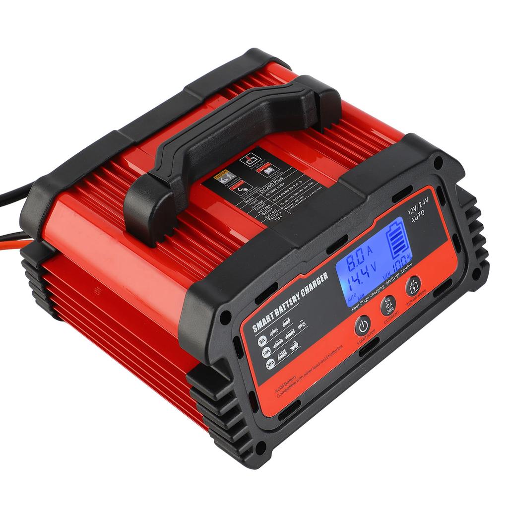 Autobatterieladegerät Tragbares Schnellladen für Verschiedene Batterien 50Hz 60Hz 20A