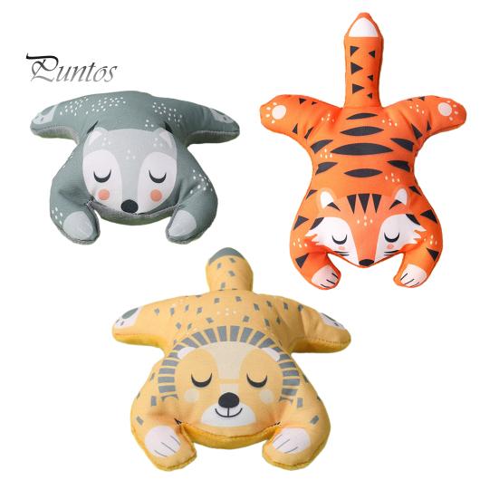 Lion Fox Shape Pet Plush Squeaky Toy Small Medium Dogs Bone Aggressive Chewers Bite-resistant Dog Plush Toy Pet