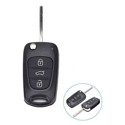 3 Button Remote Folding Key Shell Fob for Hyundai I20 I30 Ix35 I35 Uncut