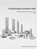 Round Head Phillips Screw Set: M2-M6 Self-Tapping with Nuts, Caps, and Washers