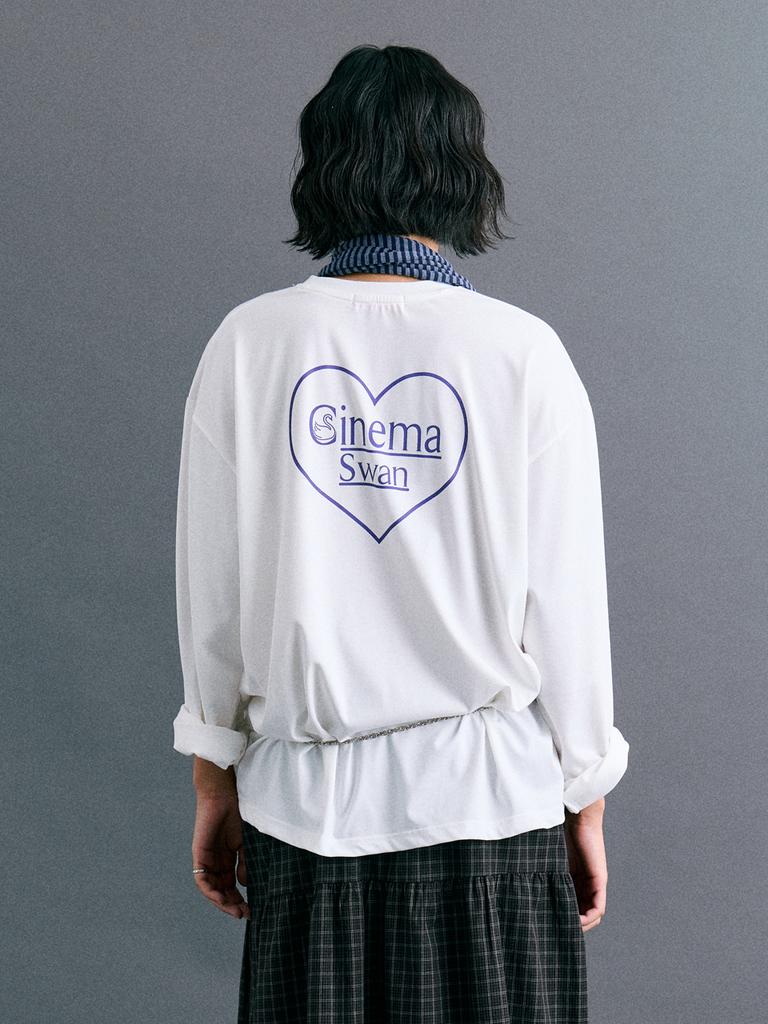 Moeojyudeu Cinema Swan Heart Tee 2Color