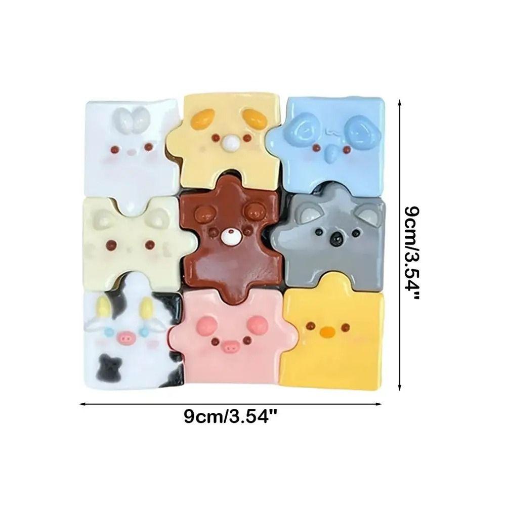 Food-grade Silicone Squeeze Toy Slow Rebound Silicone jigsaw puzzle toys  For Kids