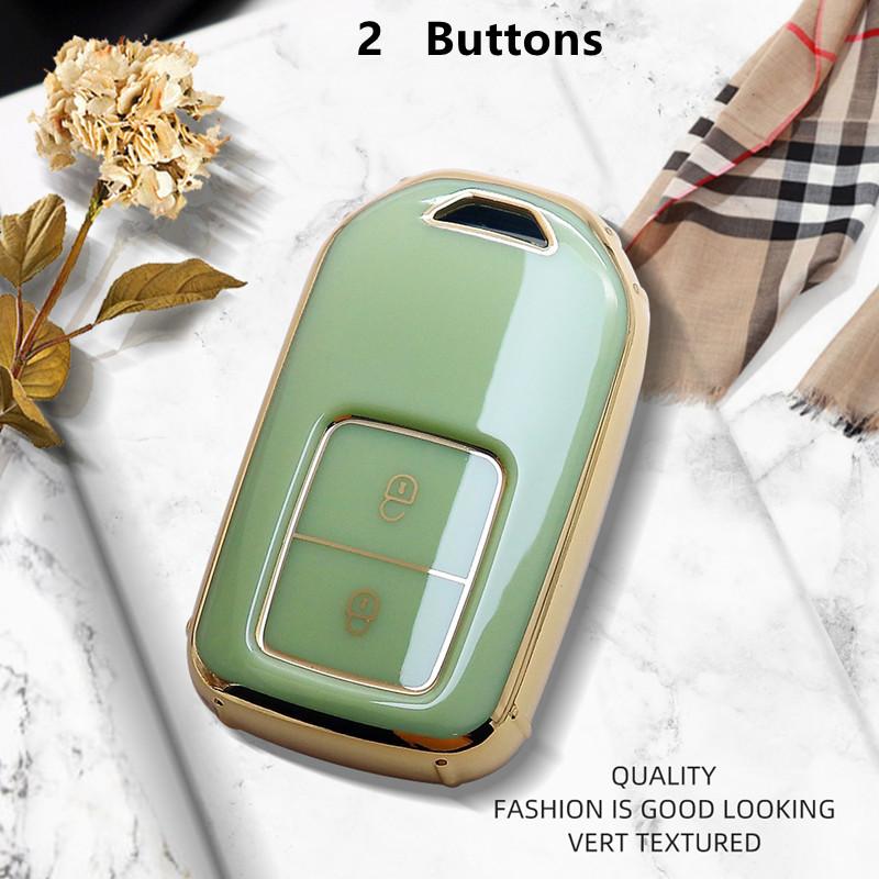 Luxurious Remote Key Case Cover For Honda CRV Fit Civic Accord HRV City Odyssey XRV Pilot Jazz Jade Vezel Crider Car
