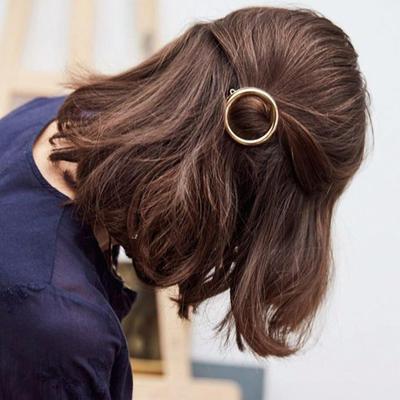 Women's Alloy Hair Clips Moon, Star, Bow Design Side Clips for Stylish Hairstyles