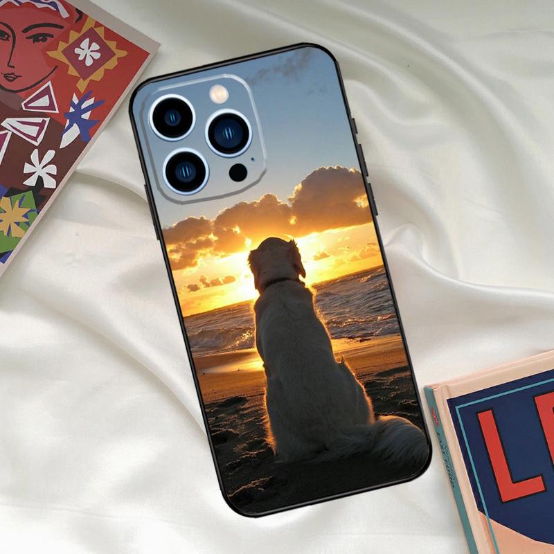 Golden Retriever Friend Phone Case For iPhone 16 15 14 13 12 11 17 Pro Max 15 16 Plus 12 Mini 16e 17 Air Funda Cover
